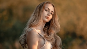 Blonde, Hairs, Girls, Model, 4K wallpaper