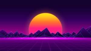 Retrowave, Synthwave, Minimalism, Minimalist, Artist, Artwork, Digital Art, 4K wallpaper
