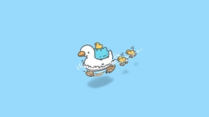 Duck, Minimalism, Minimalist, Artist, Artwork, Digital Art, 4K wallpaper