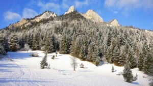 Mountains, Cold, Morning, Nature, 4K wallpaper
