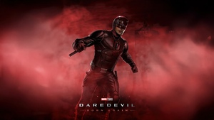 Daredevil: Born Again, Charlie Cox, Matt Murdock, Red aesthetic, Red background, 2025 series, 4K wallpaper
