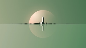 Lighthouse, Artist, Artwork, Digital Art, Deviantart, 4K wallpaper