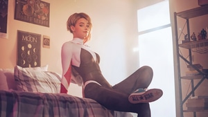 Gwen Stacy, Shirogane Sama, Cosplay, Superheroes, 4K wallpaper