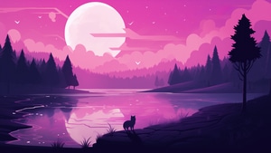 Fox, Minimalism, Minimalist, Artist, Artwork, Digital Art, 4K wallpaper