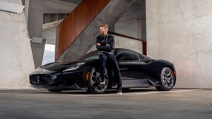 David Beckham, Maserati MC20 Coupé, 4K wallpaper
