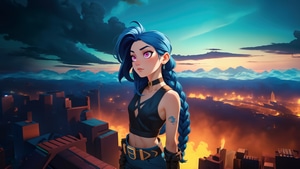 Jinx League Of Legends, League Of Legends, Arcane, Netflix, Tv Shows, Deviantart, 4K wallpaper