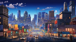 Pixel, City, Artist, Artwork, Digital Art, Deviantart, 4K wallpaper