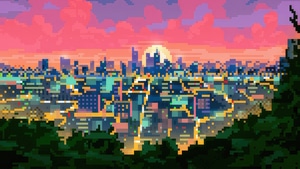 Pixel, 8 Bit, Artist, Artwork, Digital Art, Artstation, 4K wallpaper