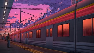 Train, Relaxing, Artist, Artwork, Digital Art, Artstation, 4K wallpaper
