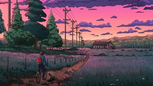 Bicycle, Relaxing, House, Artist, Artwork, Digital Art, Artstation, 4K wallpaper