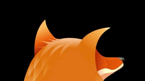 Mozilla Firefox, Browser, Computer, Firefox, Fox, Dark, Black, Minimalism, Minimalist, Artist, Artwork, Digital Art, 4K wallpaper