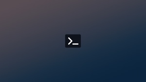 Terminal, Logo, Computer, 4K wallpaper