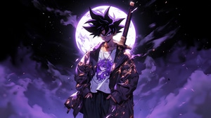 Goku, Artwork, Anime, Artist, Digital Art, Art, 4K wallpaper