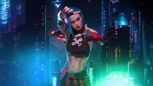 Arcane, Jinx League Of Legends, League Of Legends, Cosplay, Tv Shows, Artist, Artwork, Digital Art, 4K wallpaper
