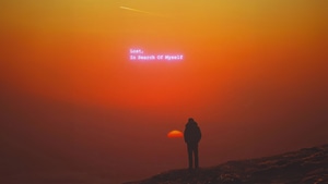 Alone, Hoodie, Sunset, Artist, Artwork, Digital Art, 4K wallpaper