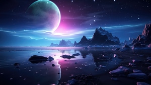 Ai, Digital Universe, Planet, Artist, Artwork, Digital Art, 4K wallpaper