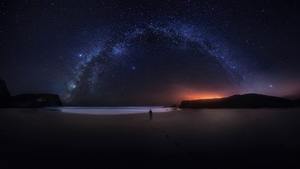 Milky Way, Nature, 4K wallpaper