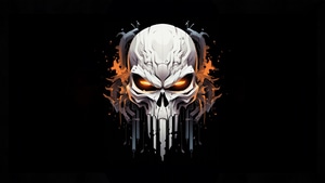 The Punisher, Punisher, Tv Shows, Skull, Dark, Artist, Artwork, Digital Art, 4K wallpaper