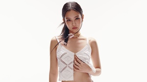 Jennie, White aesthetic, Photoshoot, White background, South Korean Singer, 4K wallpaper