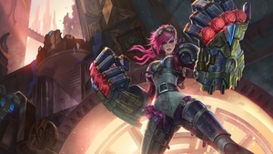 Vi (LoL), Artwork, League of Legends, 4K wallpaper