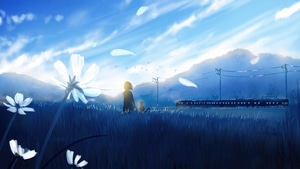 Anime Girl, Anime, Alone, Cat, Artist, Artwork, Digital Art, 4K wallpaper