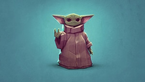 Baby Yoda, Tv Shows, Artwork, Artist, Digital Art, Behance, 4K wallpaper