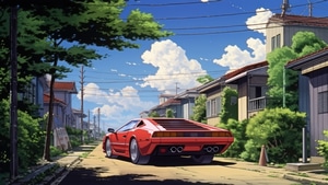 Lamborghini Countach, Lamborghini, Cars, Artist, Artwork, Digital Art, 4K wallpaper