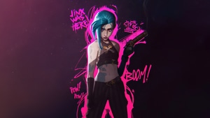 Arcane, Netflix, Jinx League Of Legends, Tv Shows, League Of Legends, Artist, Artwork, Digital Art, 4K wallpaper