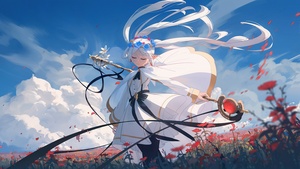 Frieren, Ultrawide, Anime girl, Frieren: Beyond Journeys End, 4K wallpaper