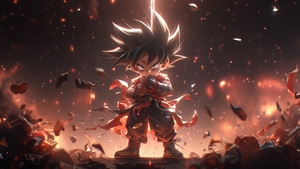 Goku, Anime, Superheroes, Artwork, Artist, Digital Art, Deviantart, 4K wallpaper