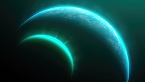 Moon, Planet, Artist, Artwork, Digital Art, Artstation, 4K wallpaper