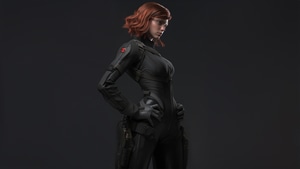 Black Widow, Superheroes, Artist, Artwork, Digital Art, Artstation, 4K wallpaper