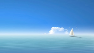 Boat, Minimalism, Minimalist, Artist, Artwork, Digital Art, 4K wallpaper
