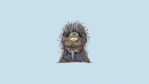 My Neighbor Totoro, Anime, Cartoons, Game Of Thrones, Minimalism, Minimalist, Artist, Artwork, Digital Art, 4K wallpaper