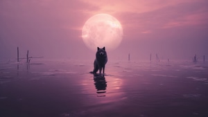 Fox, Minimalism, Minimalist, Artist, Artwork, Digital Art, 4K wallpaper