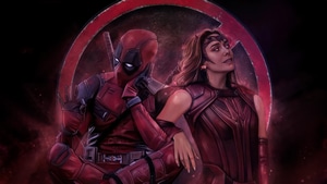 Deadpool, Scarlet Witch, Superheroes, Artwork, Artist, Digital Art, Art, 4K wallpaper