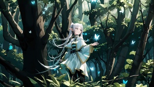 Frieren, Magical forest, Frieren: Beyond Journeys End, 4K wallpaper
