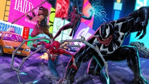 Spiderman, Superheroes, Artwork, Venom, Artist, 4K wallpaper