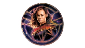 The Marvels, Captain Marvel, Brie Larson, Minimalism, Minimalist, White, Artist, Artwork, Digital Art, 4K wallpaper