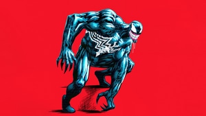 Venom, Superheroes, Artwork, Artist, Digital Art, Red, Dark, 4K wallpaper