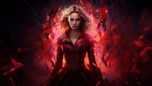 Scarlet Witch, Superheroes, Artwork, Artist, Digital Art, Deviantart, Ai, 4K wallpaper