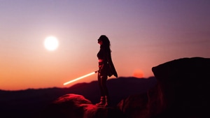 Rey, Star Wars, Cosplay, Movies, 4K wallpaper