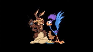 Looney Tunes, Wile Eoyote, Road Runner, Cartoons, Dark, Black, Artist, Artwork, Digital Art, 4K wallpaper