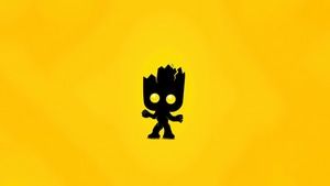 Groot, Minimalism, Minimalist, Artist, Artwork, Digital Art, 4K wallpaper