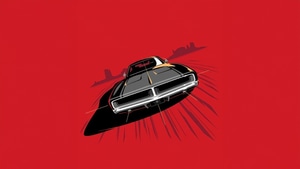 Classic Cars, Cars, Minimalism, Minimalist, Artist, Artwork, Digital Art, 4K wallpaper