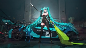 Mclaren, Anime, Hatsune Miku, Artist, Artwork, Digital Art, 4K wallpaper