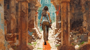 Tomb Raider, Lara Croft, Games, Artist, Artwork, Digital Art, Artstation, 4K wallpaper