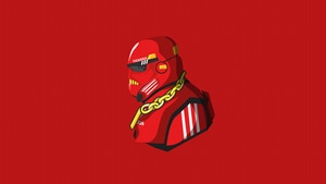 Stormtrooper, Star Wars, Movies, Minimalism, Minimalist, Red, Artist, Artwork, Digital Art, 4K wallpaper