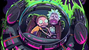 Rick and Morty, Illustration, Rick Sanchez, Morty Smith, 4K wallpaper