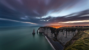 Morning, Cliff, Nature, 4K wallpaper